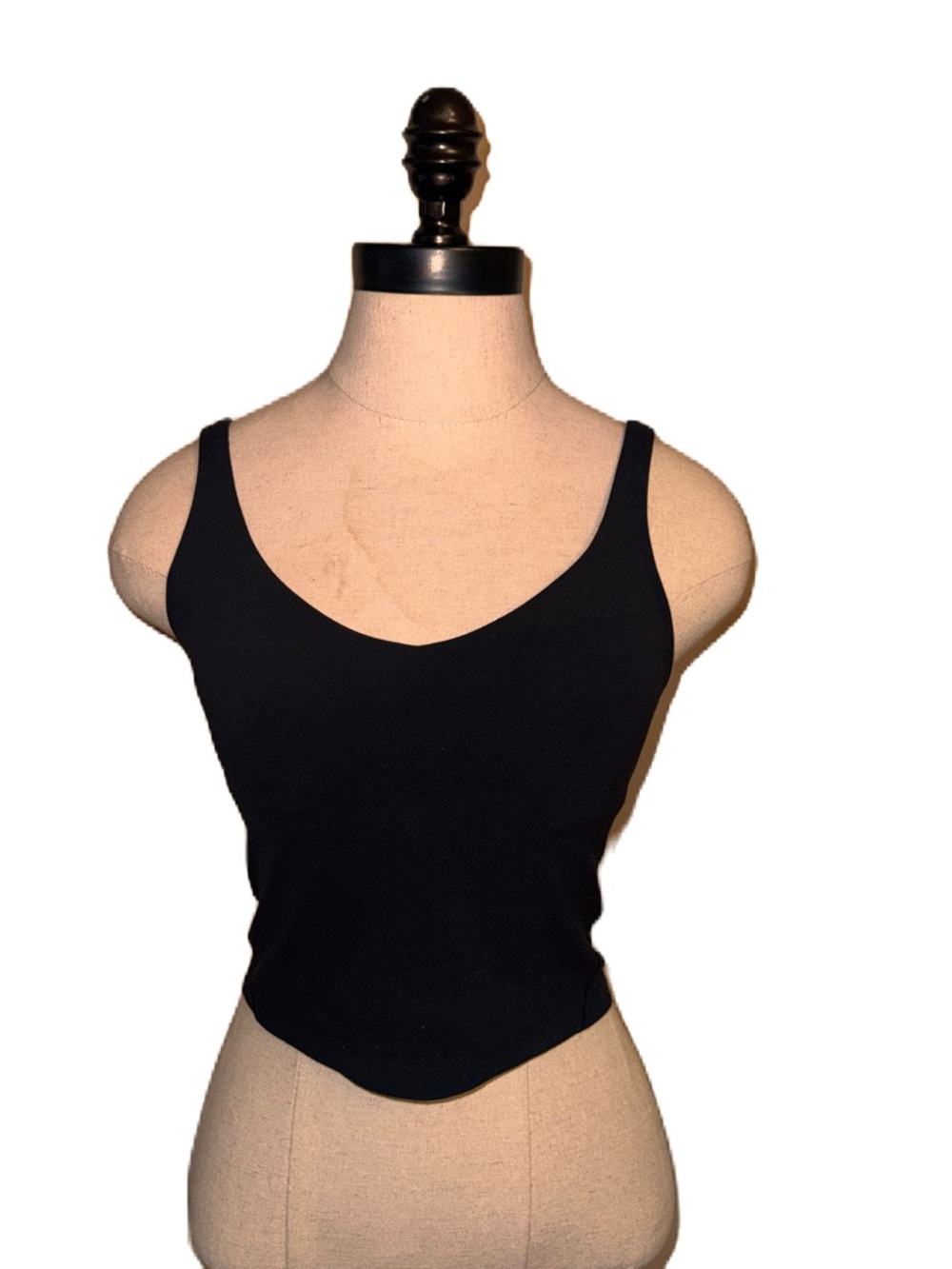 lululemon athletica Black Scoop Neck Sports Bra Tank
